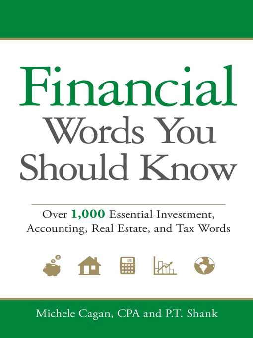 Title details for Financial Words You Should Know by Michele Cagan - Available